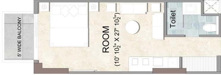 1 RK Flat in Nirala Gateway in Sector 12, Greater Noida - Image 878216
