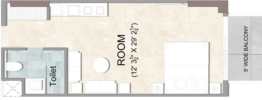 1 RK Flat in Nirala Gateway in Sector 12, Greater Noida - Image 878217