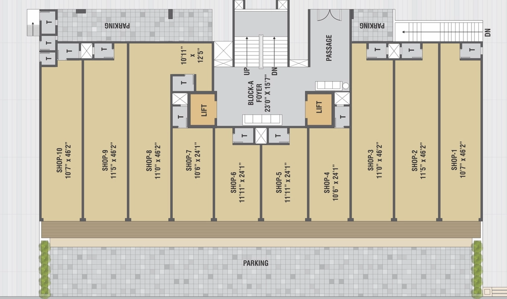 Floor Plan of Commercial Shreekar Elite in Bhadaj, Ahmedabad - Image 332015