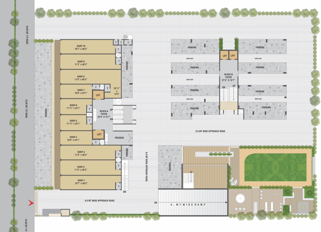 Master Plan of Commercial Shreekar Elite in Bhadaj, Ahmedabad - Image 332014