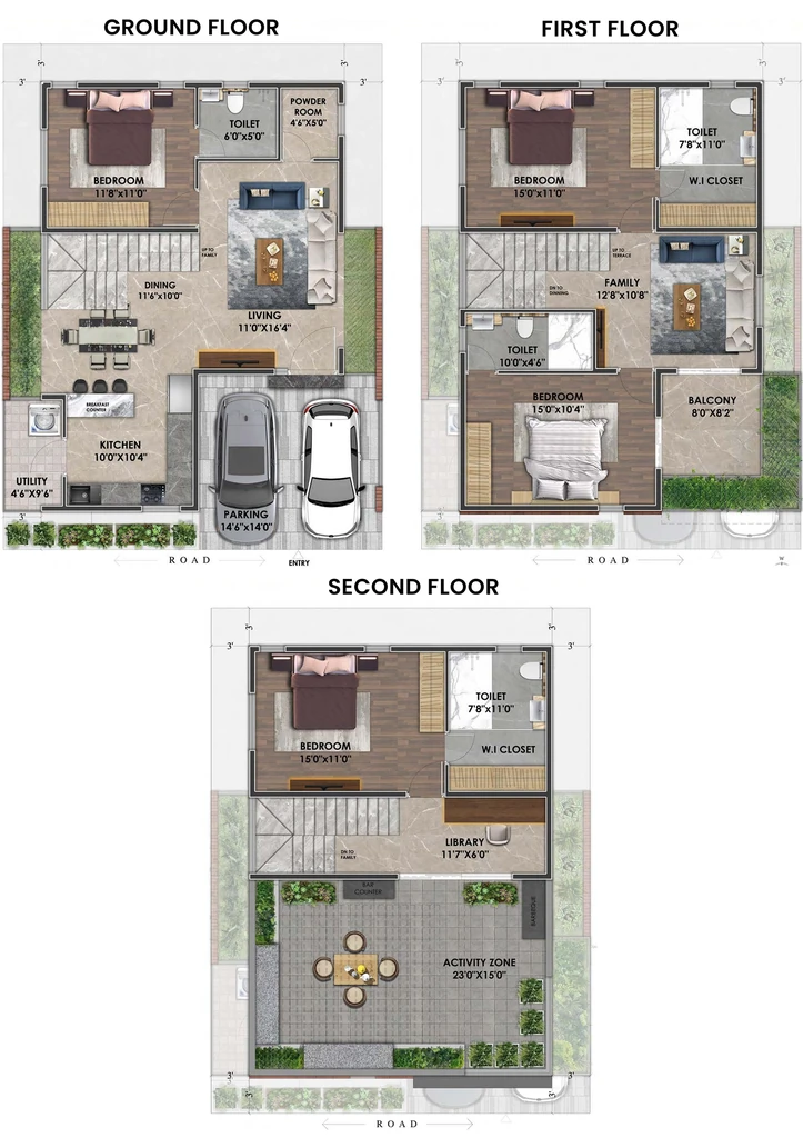 4 BHK House/Villa in Vaishnavi Arsh Greens in BEML Layout, Bangalore - Image 878294