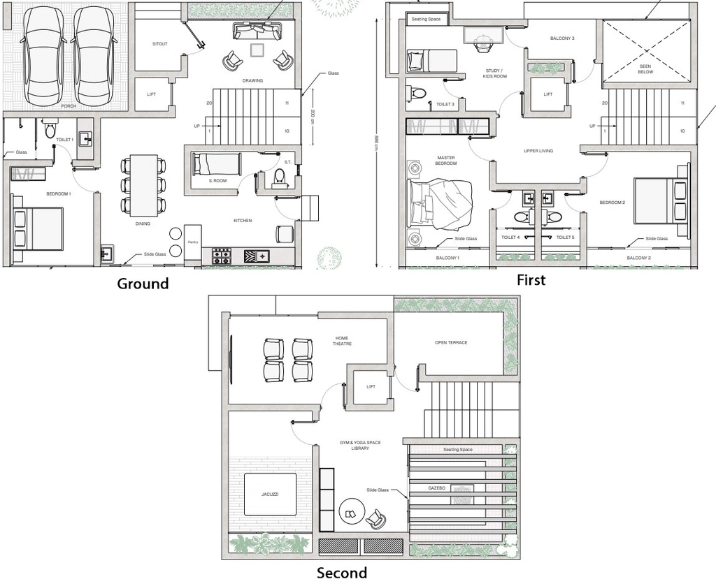 4 BHK House/Villa in Pavalius Identity Urban Village in Kakkanad, Kochi - Image 878312