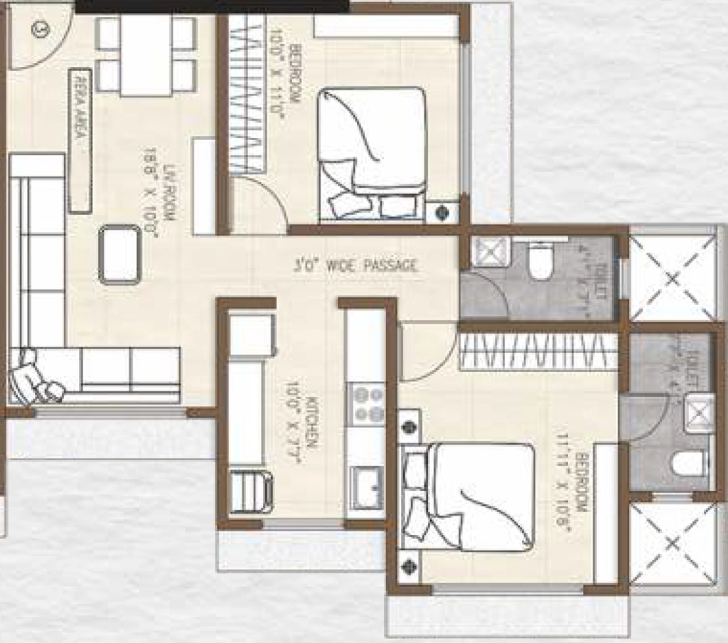 2 BHK Flat in Pranav The Bandra Gulnar CHSL in Bandra West, Mumbai - Image 878334