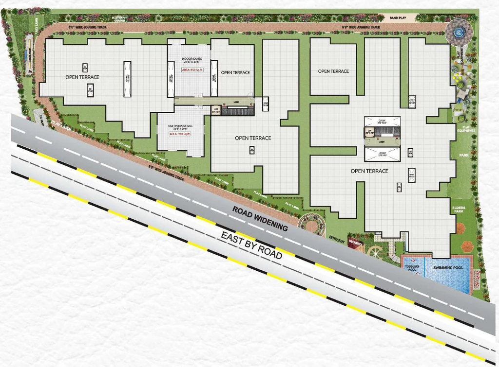 Master Plan of Saibya Sundew in Yelenahalli, Bangalore - Image 332195