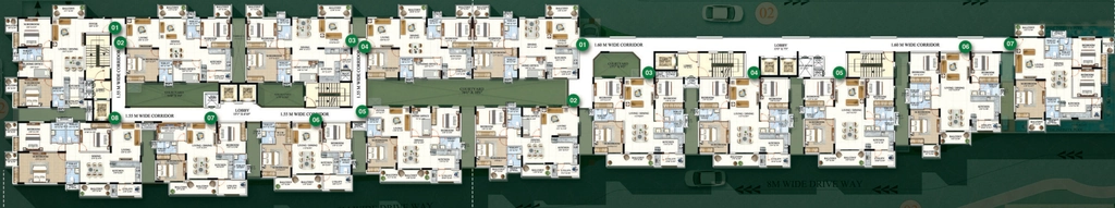 Floor Plan of SBR Magnus in Whitefield, Bangalore - Image 332218