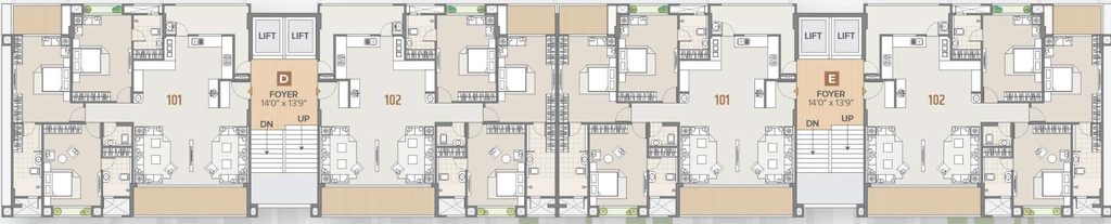 Floor Plan of Swastik The Imperial Heights in Sargasan, Gandhinagar - Image 332270