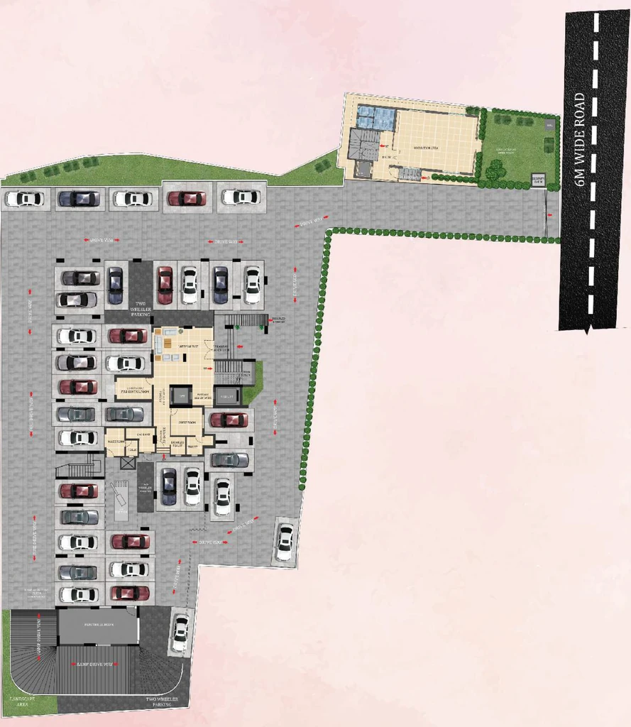 Master Plan of Veegaland Queens Park in Edappally, Kochi - Image 332297
