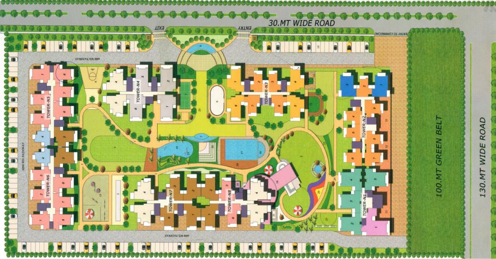 Master Plan of Omkar Royal Nest in Techzone 4, Greater Noida - Image 332344