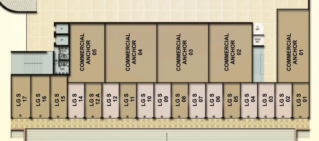 Floor Plan of Jyotisuper The Hub in Raj Nagar Extension, Ghaziabad - Image 332773