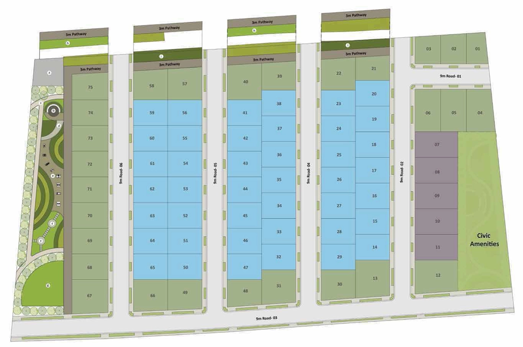 Master Plan of Century Eden Phase 4 in Doddaballapur, Bangalore - Image 333372