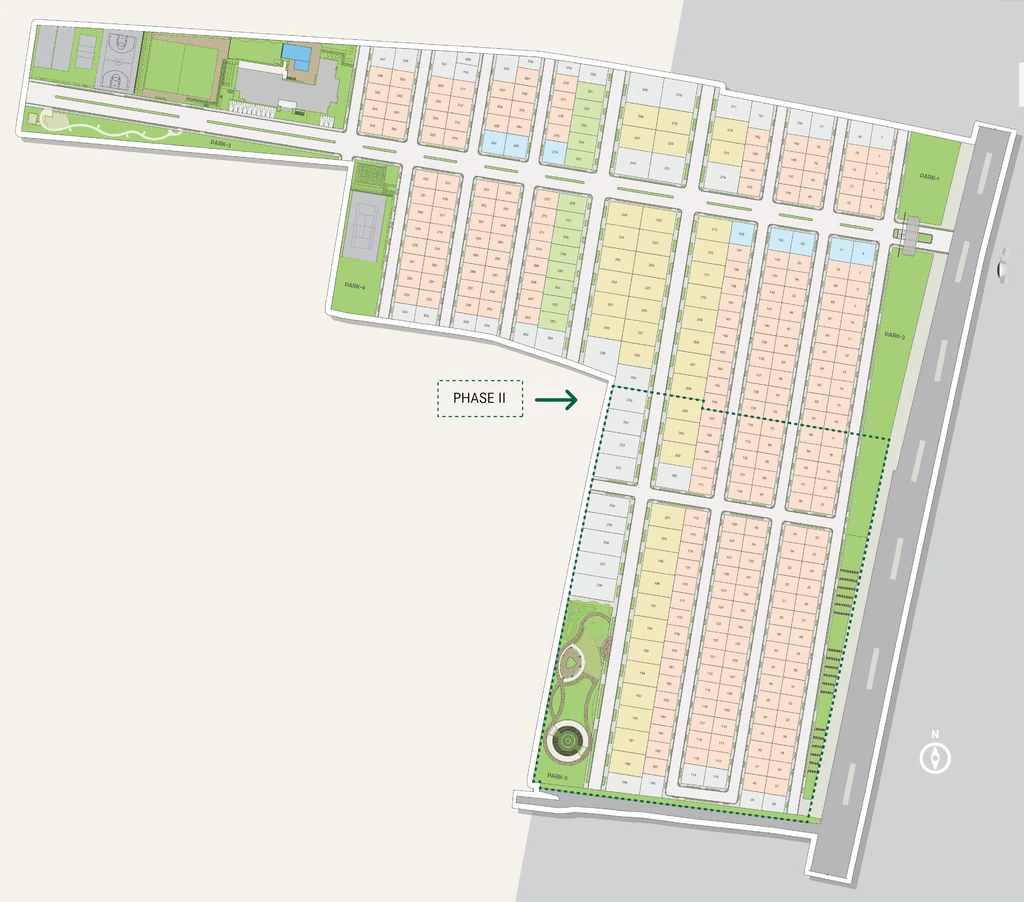 Master Plan of Century Greens Phase 2 in Devanahalli, Bangalore - Image 333381