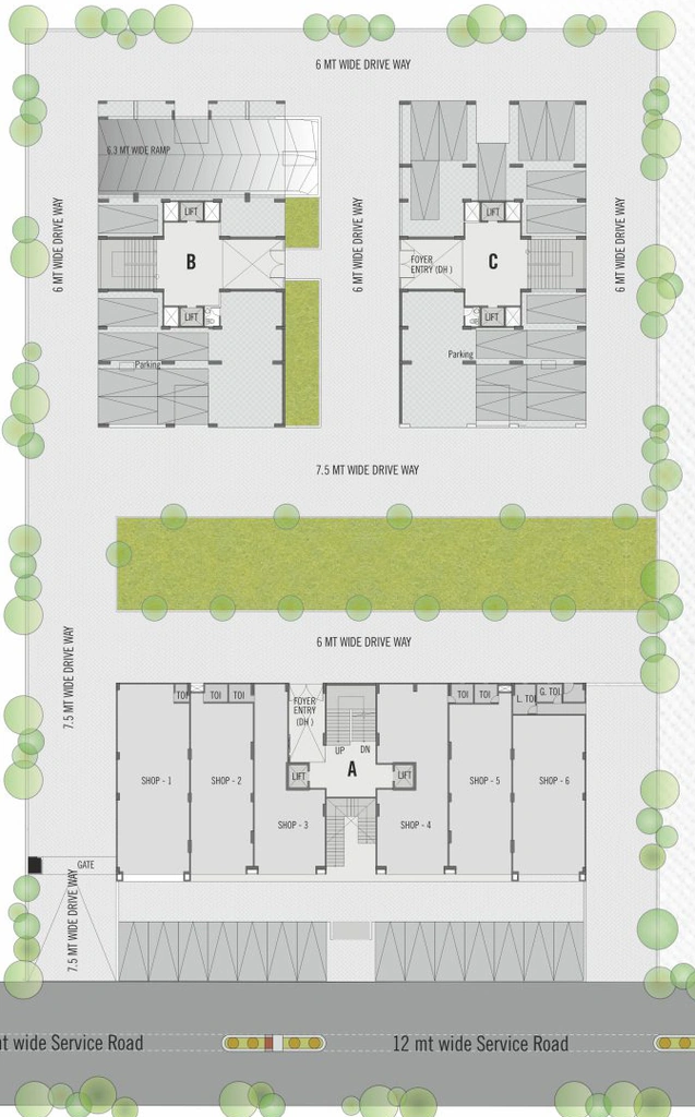 Master Plan of Savya Skyz in Zundal, Ahmedabad - Image 333299