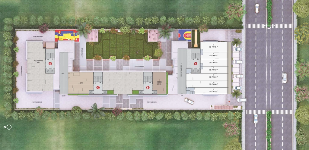 Master Plan of Commercial Tri The Avans in Zundal, Ahmedabad - Image 333312