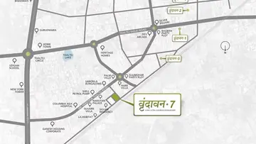 Location of Vrundavan Bunglows 7 - Image 333331