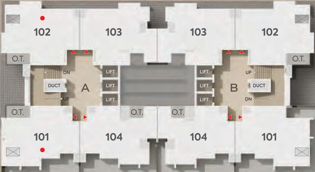 Floor Plan of Goyal Orchid Finsbury in Shilaj, Ahmedabad - Image 333540