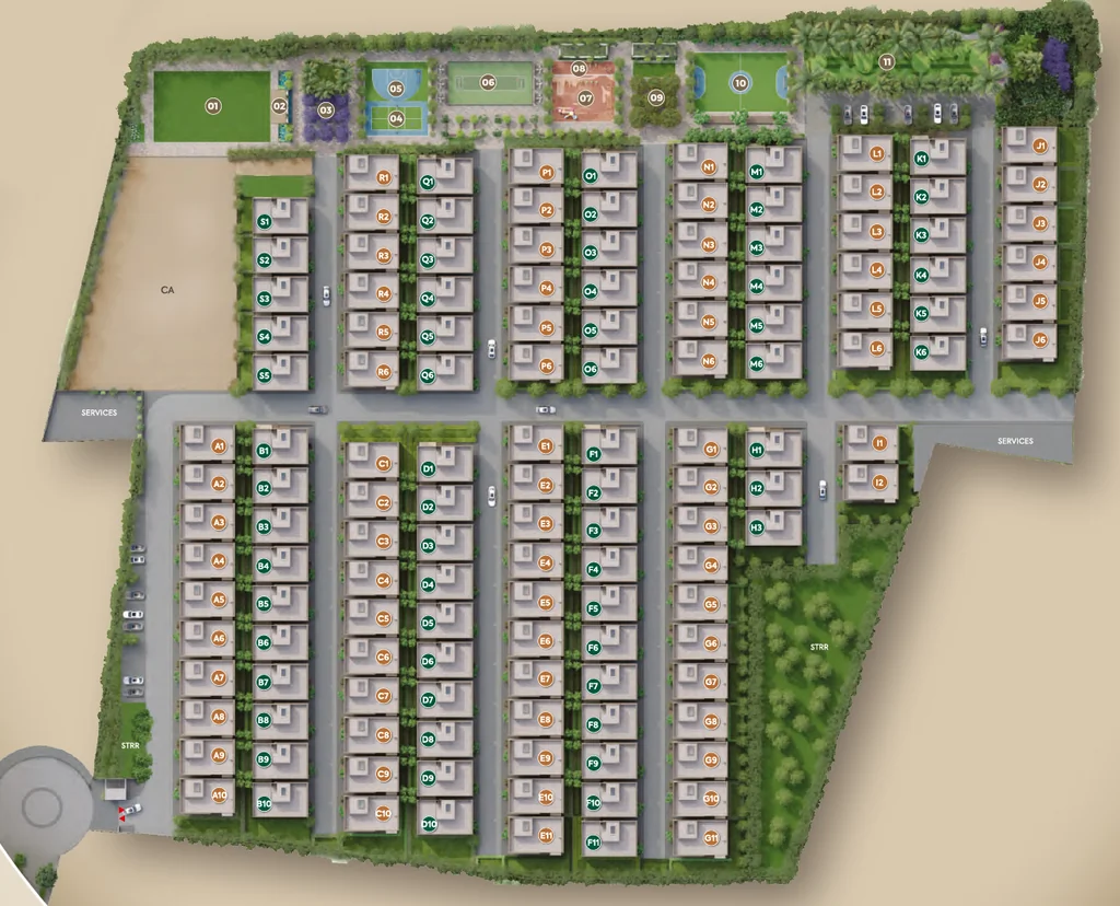 Master Plan of Goyal Riviera Uno in Whitefield, Bangalore - Image 333579
