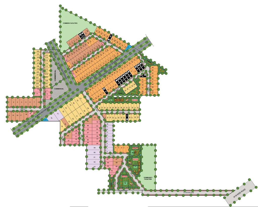 Master Plan of Horizon Floors Sector 99 in Sector 99, Gurgaon - Image 333670