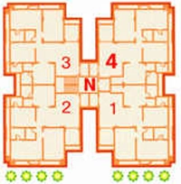 Floor Plan of Deep Indraprasth 6 in Satellite, Ahmedabad - Image 334110