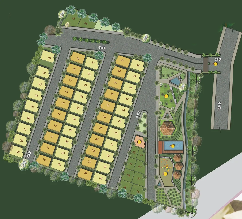 Master Plan of N G Coco Villas in Horamavu, Bangalore - Image 334148