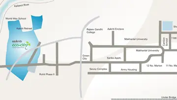 Location of Aakriti Eco City - Image 334168