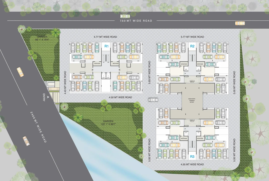 Master Plan of Aakriti Eco City in Bawadiya Kalan, Bhopal - Image 334166