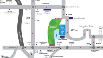 Location of Aparna Sarovar - Image 334332