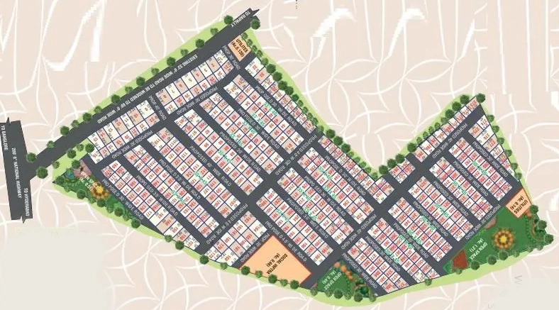 Master Plan of EIPL Dream Town in Vikarabad, Hyderabad - Image 334362