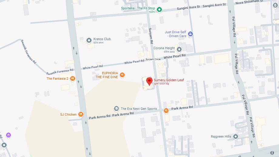 Location of Sumeru Golden Leaf in Pal, Surat - Image 334532