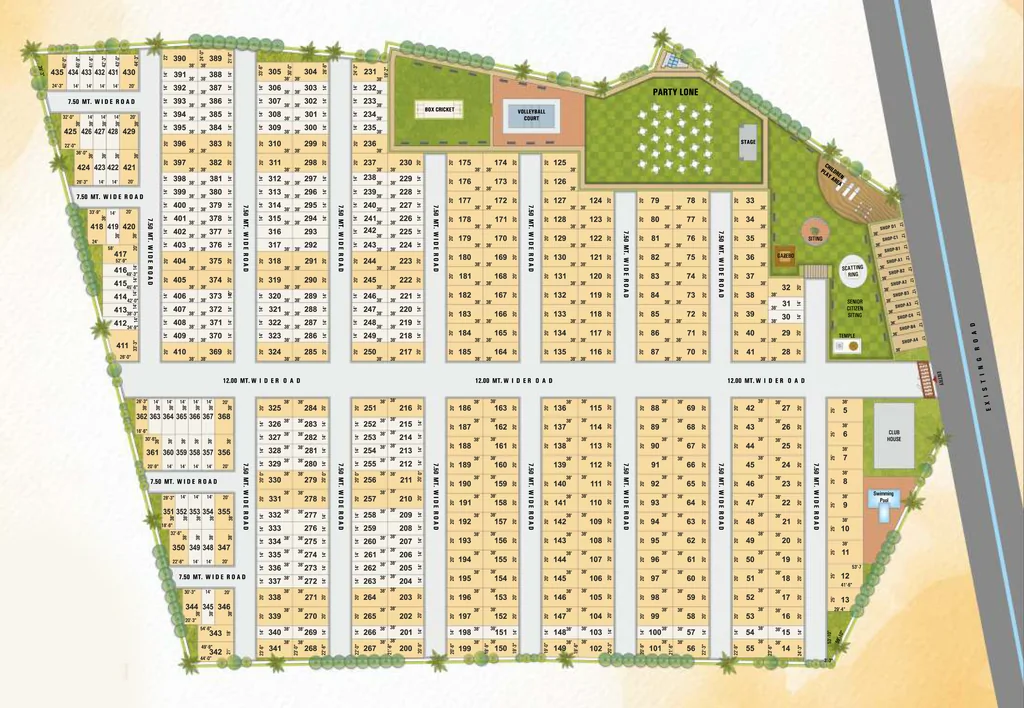 Master Plan of Shivshakti Vrindavan Dream Villa in Masma, Surat - Image 334609