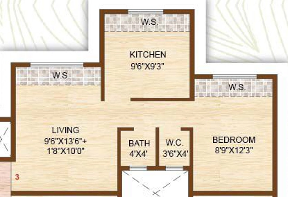 1 BHK Flat in Neelkanth Vihar in Panvel, Navi Mumbai - Image 879808