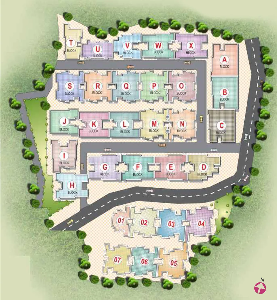 Master Plan of Neelkanth Vishwa in Panvel, Navi Mumbai - Image 334892