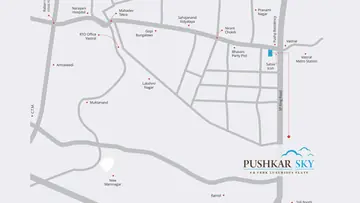 Location of Param Pushkar Laxmi Sky - Image 334957