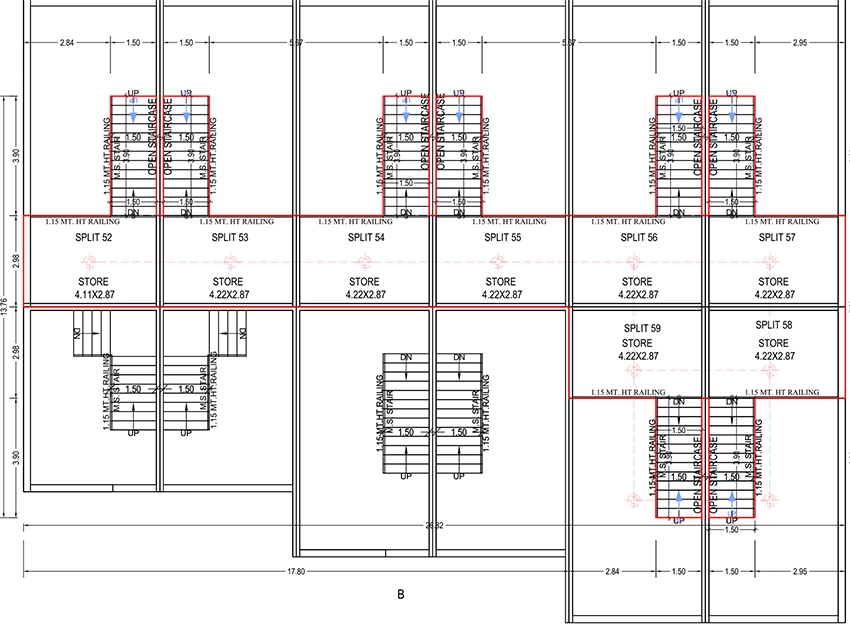 Floor Plan of Radheshyam Shivalay Industrial Park in Dahegam, Gandhinagar - Image 335028
