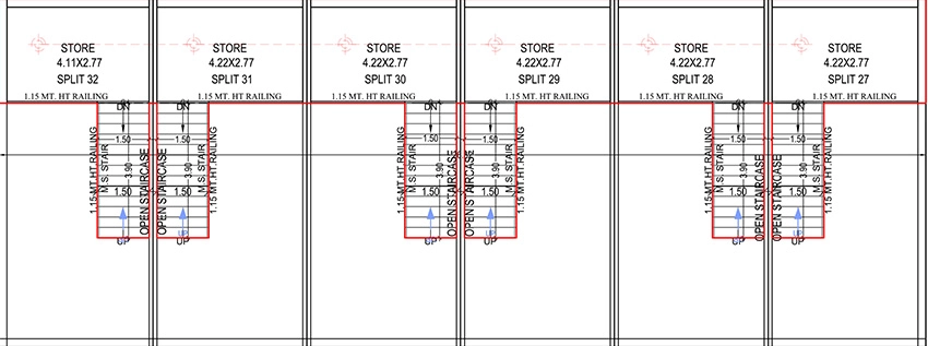 Floor Plan of Radheshyam Shivalay Industrial Park in Dahegam, Gandhinagar - Image 335027