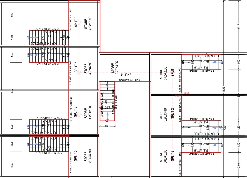 Floor Plan of Radheshyam Shivalay Industrial Park in Dahegam, Gandhinagar - Image 335026