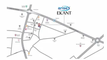 Location of Arise Ekant - Image 335483