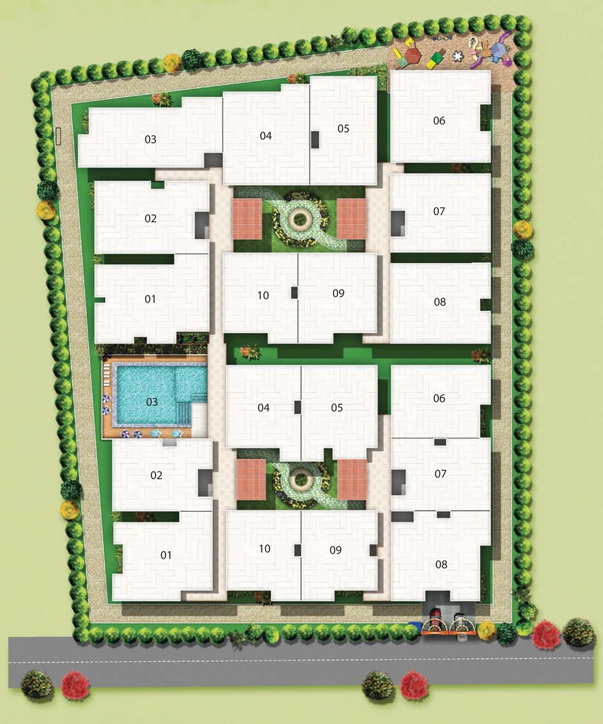 Master Plan of Baldota Elegant in Mallathahalli, Bangalore - Image 335464