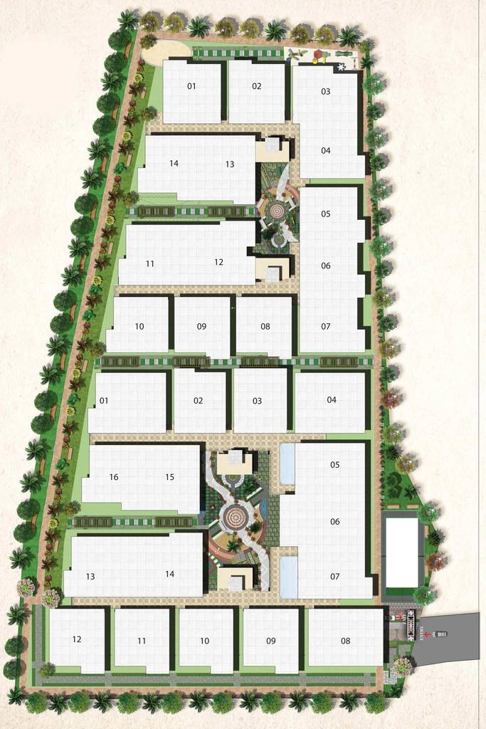 Master Plan of Baldota Serenity in Rayasandra, Bangalore - Image 335491