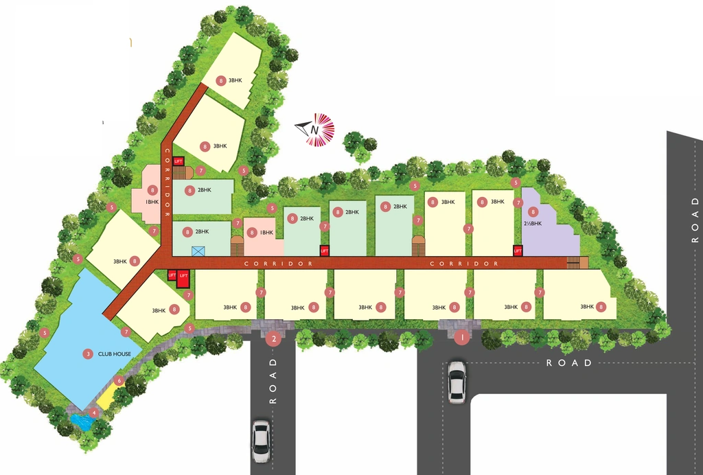 Master Plan of DEC Sukriti in Rajajinagar, Bangalore - Image 335520