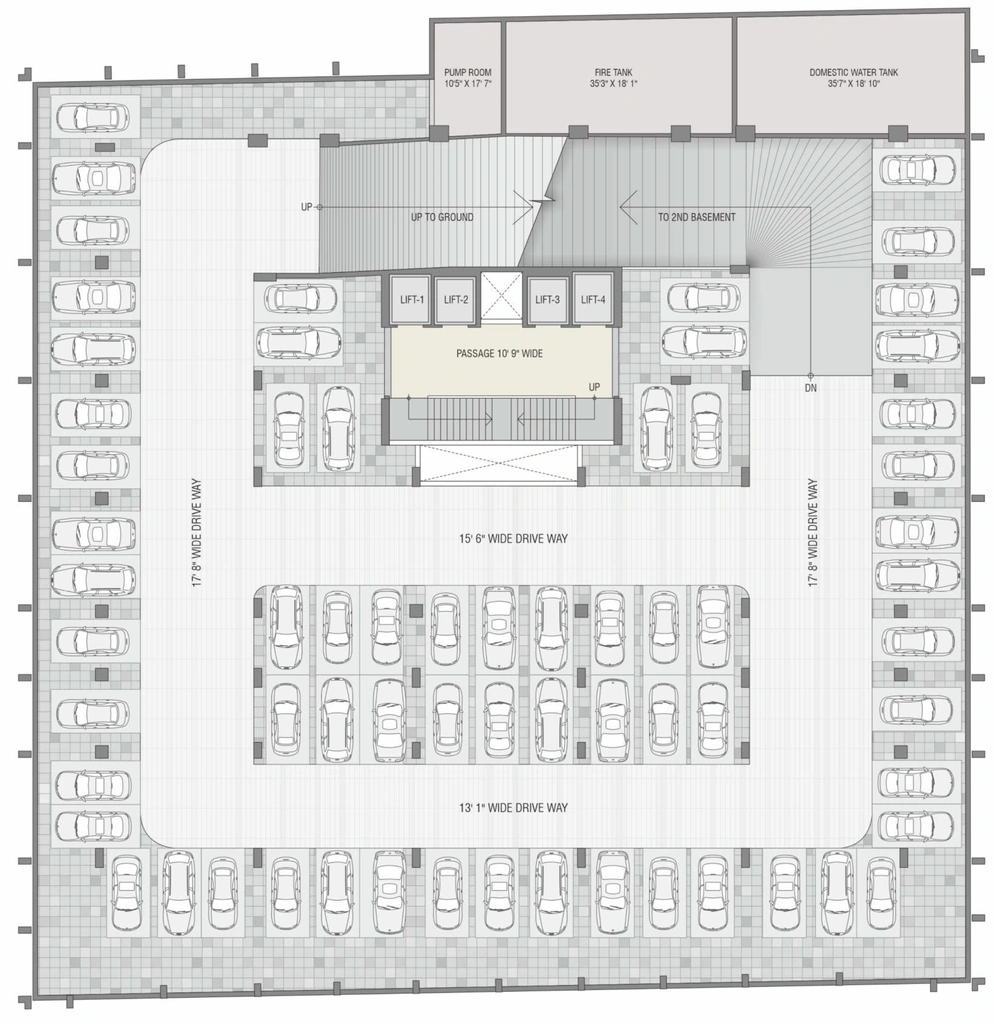 Master Plan of Dhanlaxmi Globus in Vesu, Surat - Image 335696