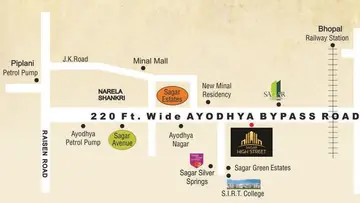 Location of Agrawal Sagar High Street - Image 335709