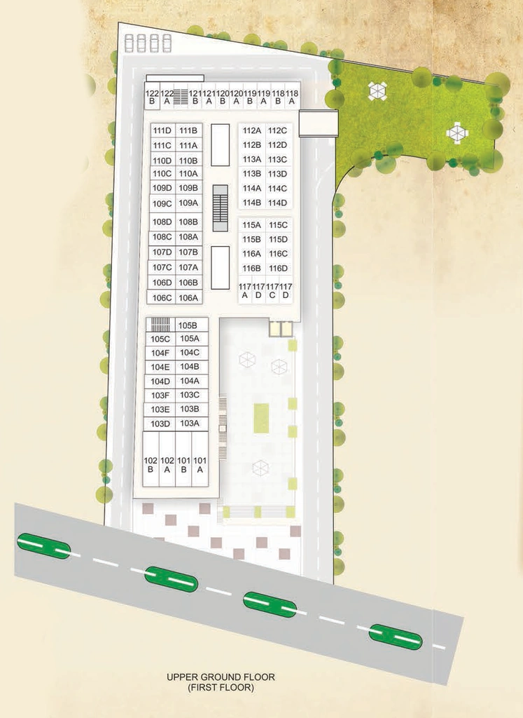 Master Plan of Agrawal Sagar High Street in Ayodhya Bypass, Bhopal - Image 335706