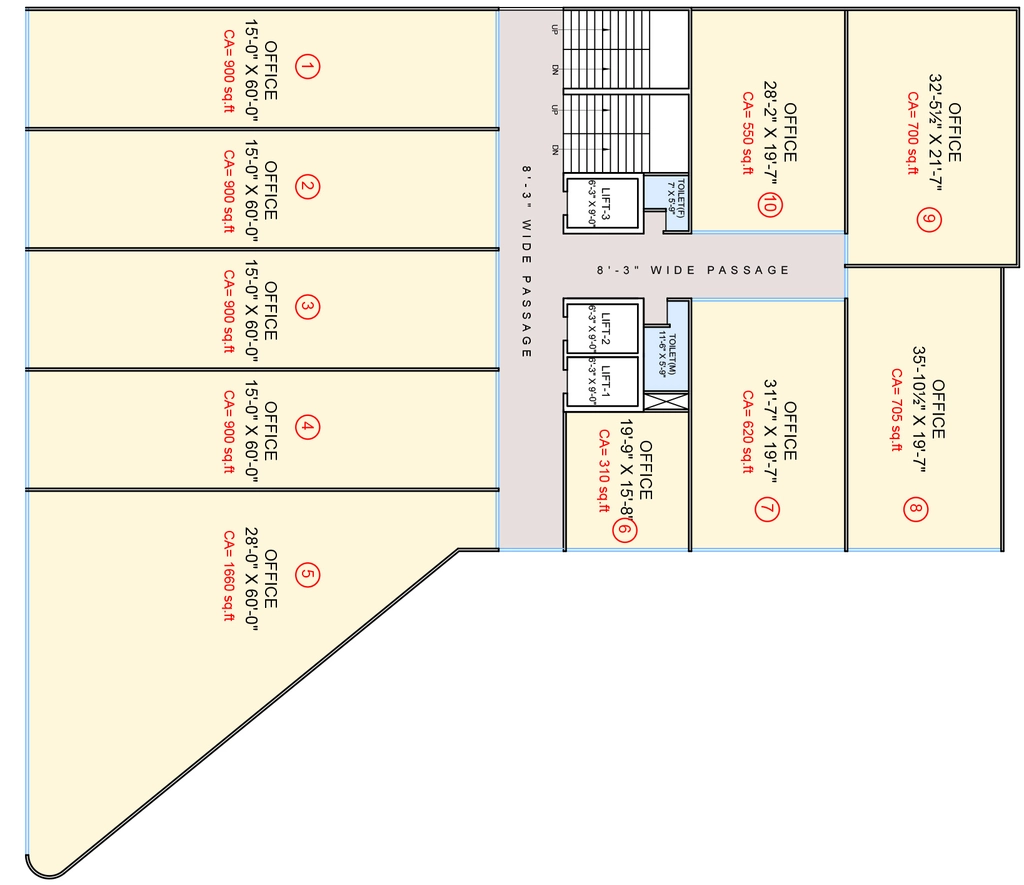 Floor Plan of ESS EN 150 in Vesu, Surat - Image 335734