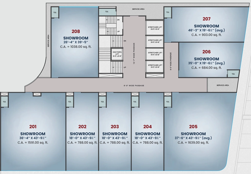 Floor Plan of Solaris Shine in Vesu, Surat - Image 335911