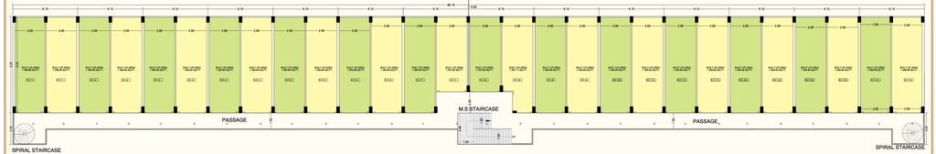 Floor Plan of Commercial Asnani Santa Fe in Hoshangabad Road, Bhopal - Image 335897