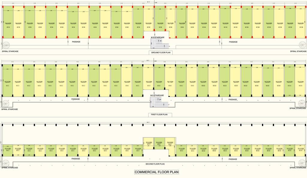 Master Plan of Commercial Asnani Santa Fe in Hoshangabad Road, Bhopal - Image 335896