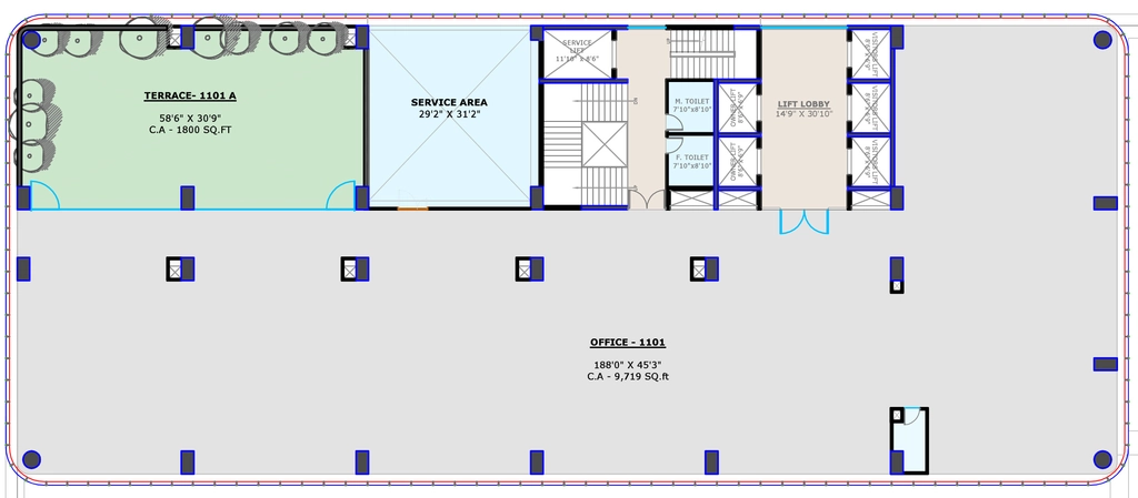 Floor Plan of Surana Downtown in Piplod, Surat - Image 335932