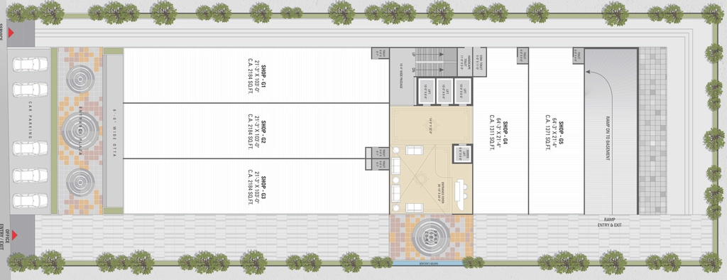Floor Plan of The Atmosphere Iconic in Vesu, Surat - Image 335961
