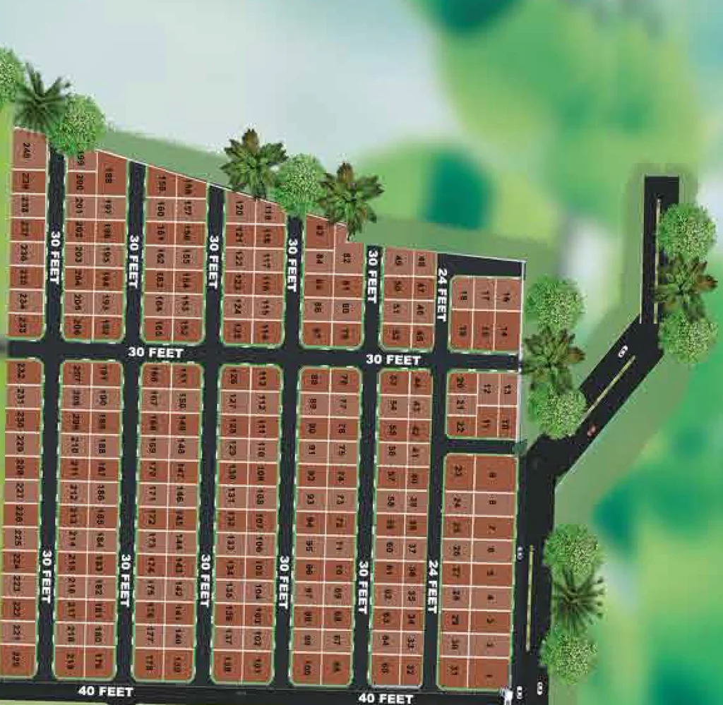 Master Plan of Sameera Elite Gardens in Poonamallee, Chennai - Image 336747