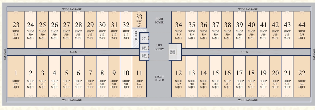 Master Plan of Chawla Elegant Business Square in Ayodhya Bypass, Bhopal - Image 336432